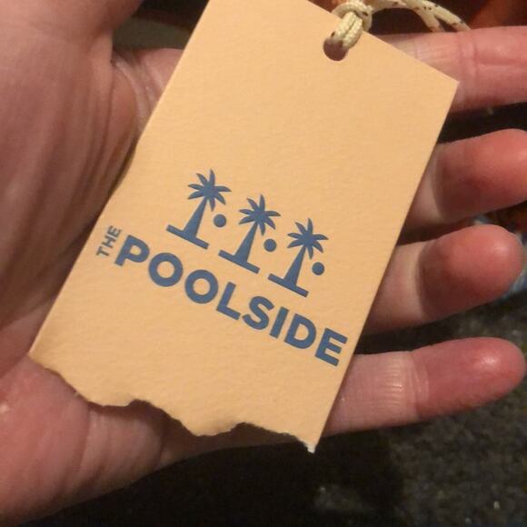 Scotch & Soda The Poolside Printed Shorts NWT Size Small Orange & Blue - Picture 6 of 6